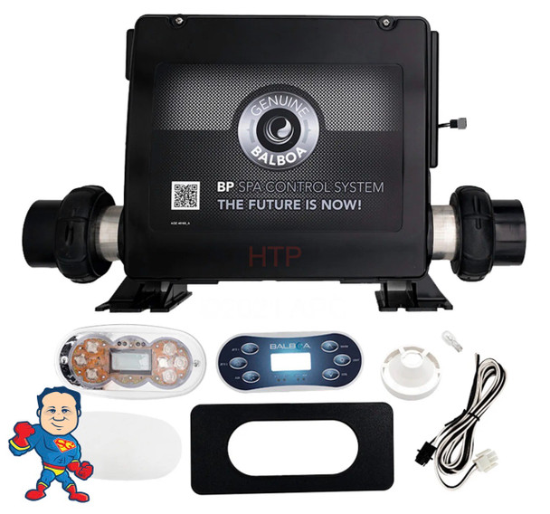Control Retrofit Kit Balboa BP7, 1 or 2 Pump/Blower ,Ozone ,Light, 4.0kW, 115v/230v, with TP600 Topside