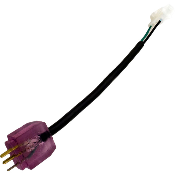 Blower Adapter Cord, 4 Pin AMP to MJJ, Violet, 6"