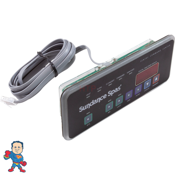 Sundance Spas Sentry 750 Series Topside Control Panel, 7 Button, 1997-1999