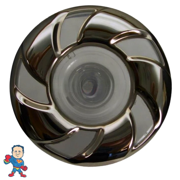 Cal Spas 3" Candy Can Snap-In Jet, Directional, Stainless