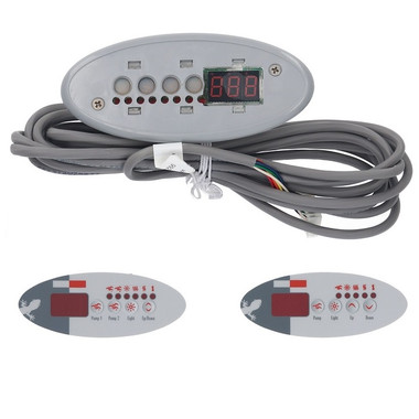 NLA Gecko TSC-9 / K-9 4 Button, Small Oval Topside Control w