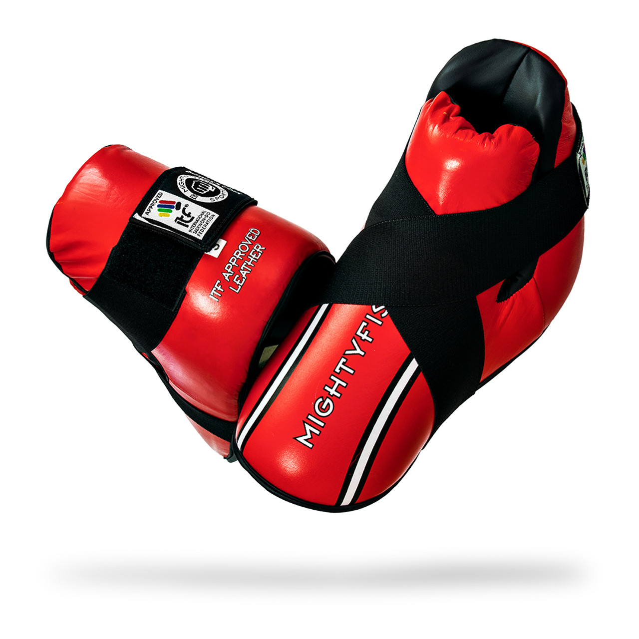 MIGHTYFIST ITF APPROVED LEATHER Sparring Boots - DOBOKS.COM