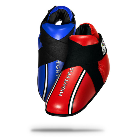 TYLISO MMAサンドバッグ ブラック/レッド MIGHTYFIST ITF APPROVED LEATHER Sparring Boots - DOBOKS.COM