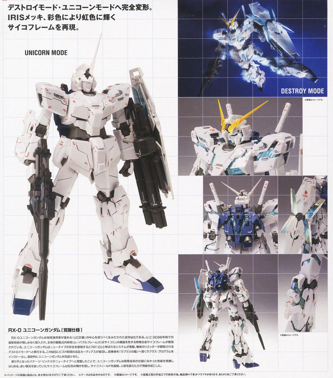 rx-0  1/35 RX-0 Unicorn Bust NT-D System Full Psycho-Frame