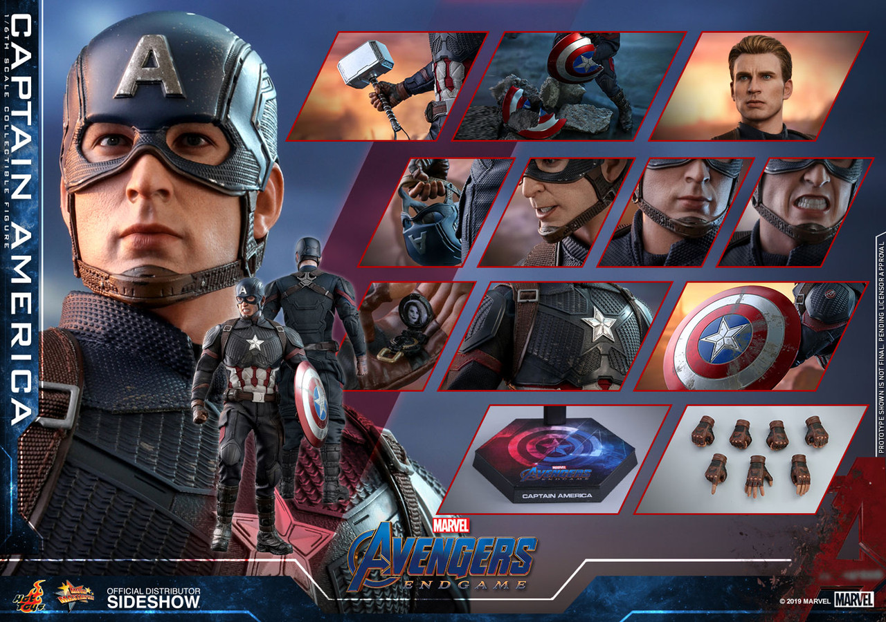 Captain America 1/6 Scale Figure [Avengers: Endgame] (Hot Toys