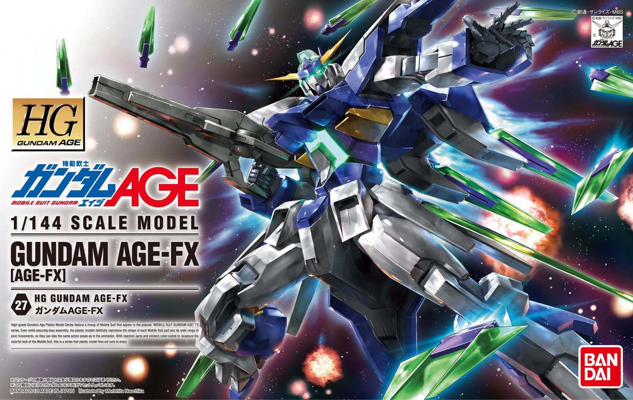 機動戦士ガンダムAGE アセム編 HG まとめ売り 027 Gundam AGE-FX (HG AGE) - Hobbyholics
