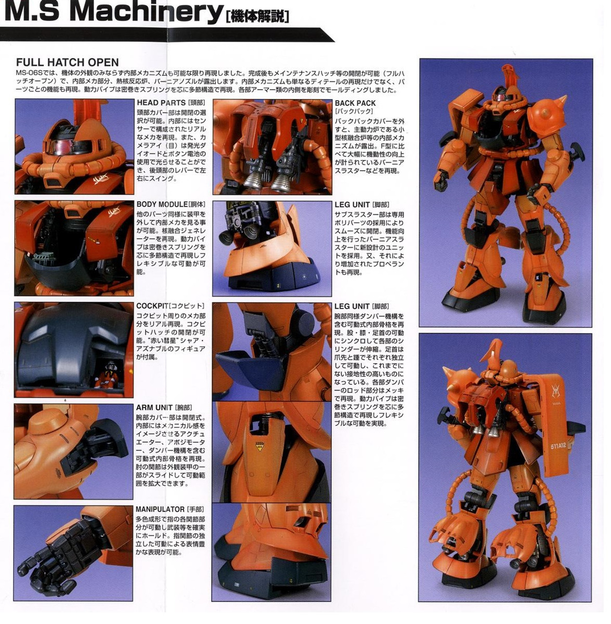 PG MS-06S ZAKU-II シャア専用 箱&中身要確認 MS-06S シャア専用ザクII (PG) (ガンプラ) - ホビーサーチ