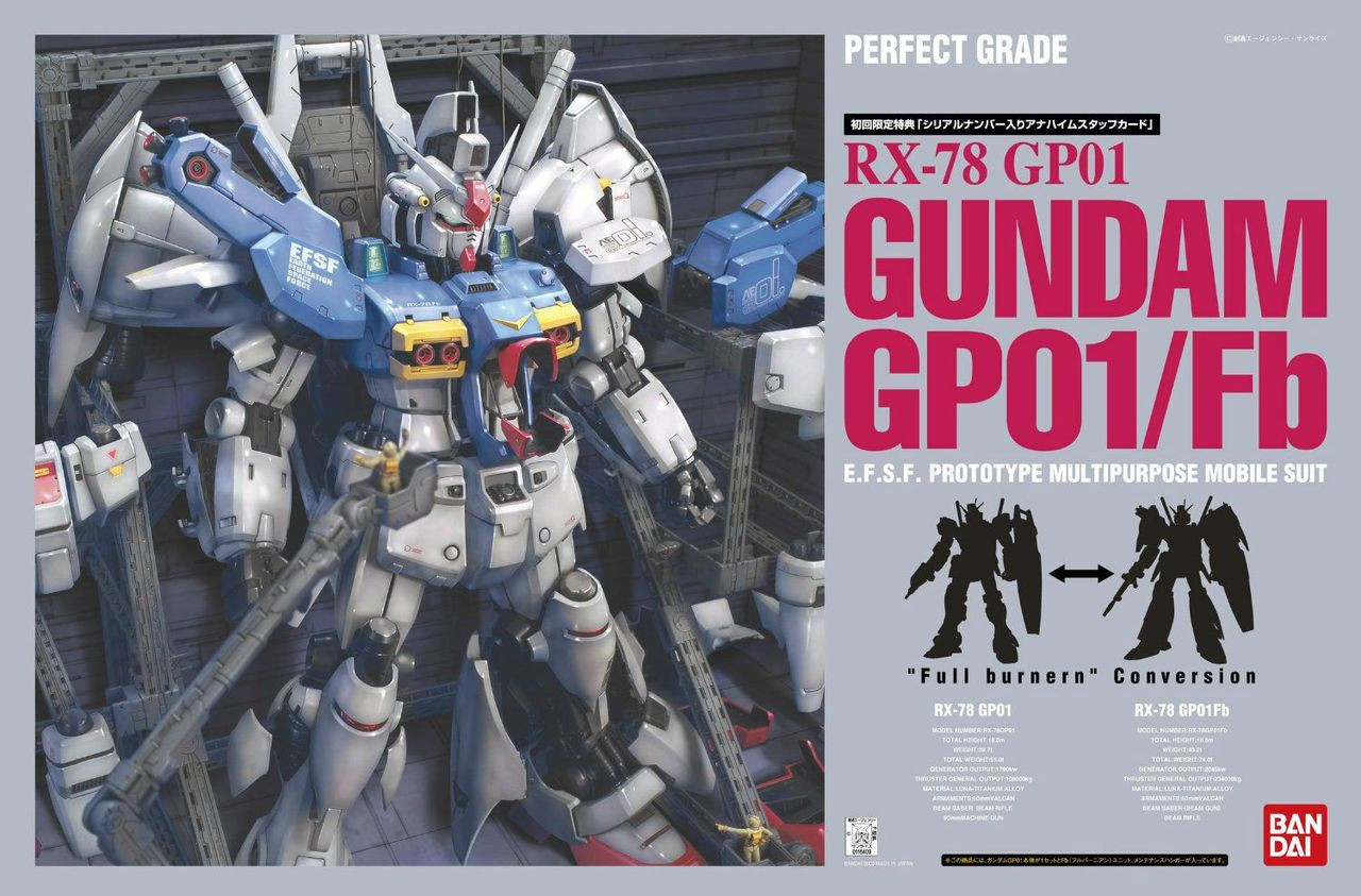 RX-78 GP01/Fb Gundam 