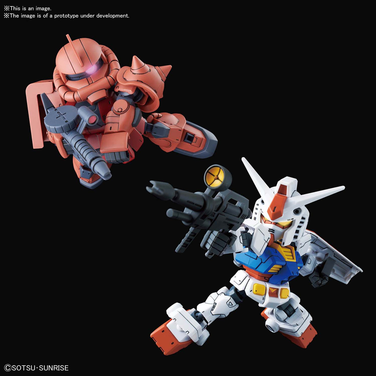 RX-78-2 Gundam & MS-06S Char