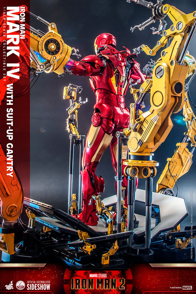 Iron Man Mark IV with Suit-Up Gantry 1/4 Scale Figure [Iron Man 2