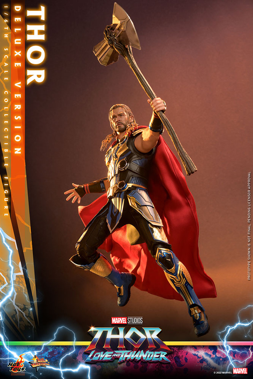 アメコミ kntoy57-0834 HotToys THOR DELUXE VERSION Hot Toys Thor: Love and Thunder Deluxe Figure - 1/6 Scale