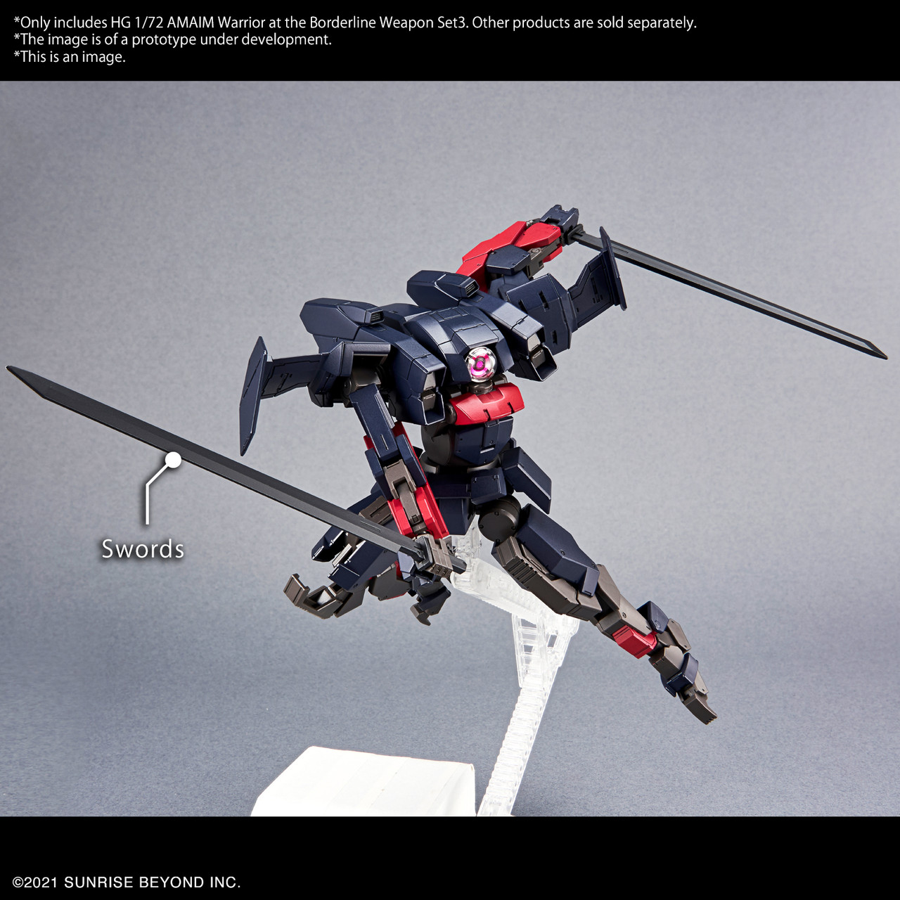 Weapon Set 3 [AMAIM Warrior at the Borderline] 1/72 (HG