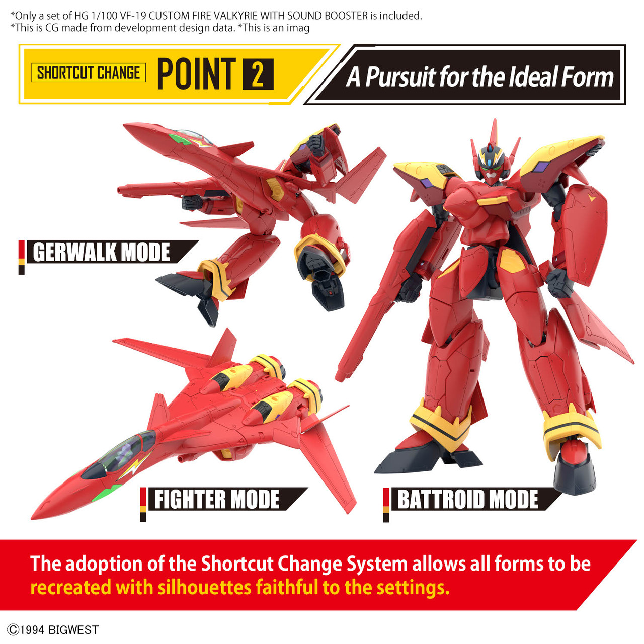 VF-19 Custom Fire Valkyrie with Sound Booster [Macross] 1