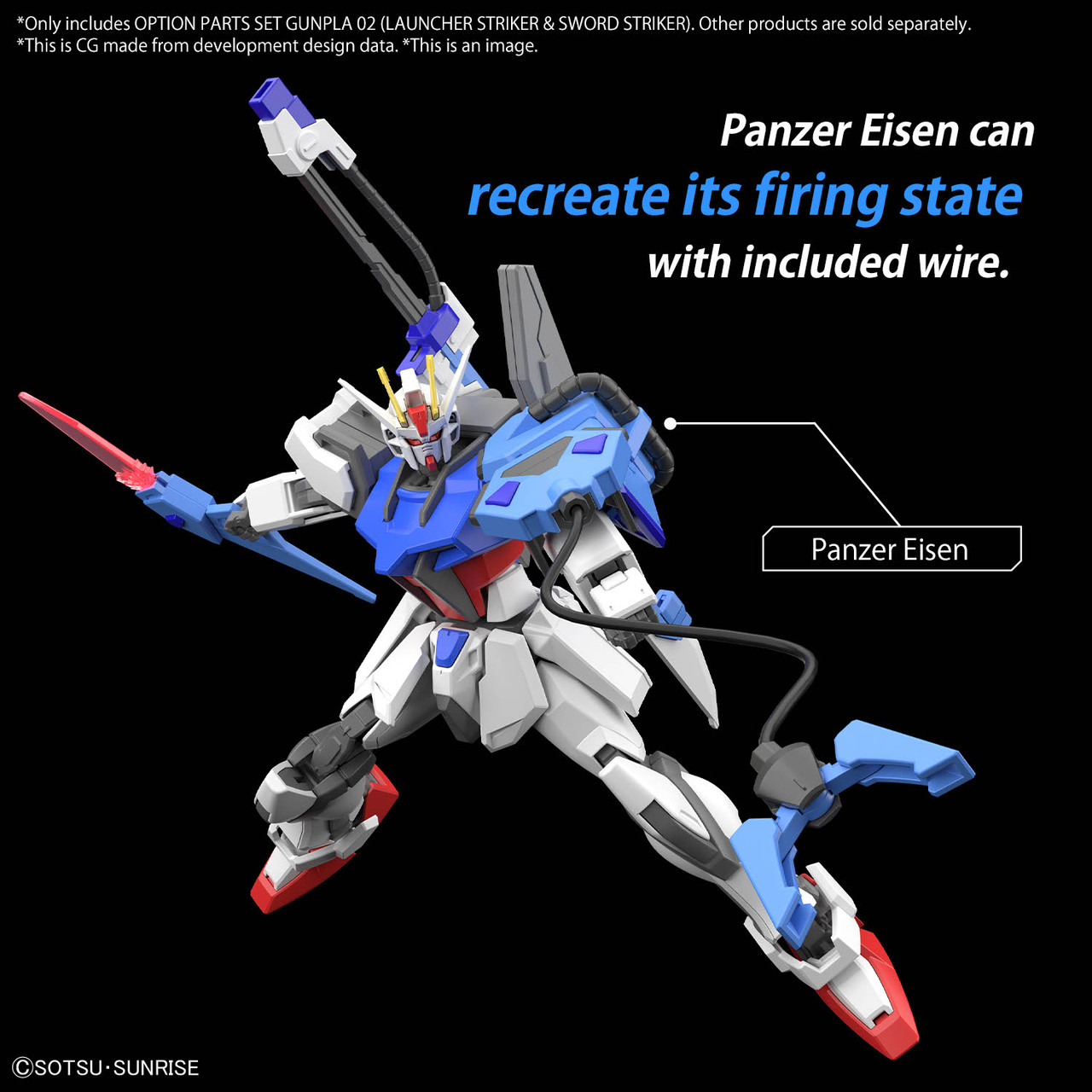 Option Parts Set Gunpla 02 Launcher Striker & Sword Striker (EG)