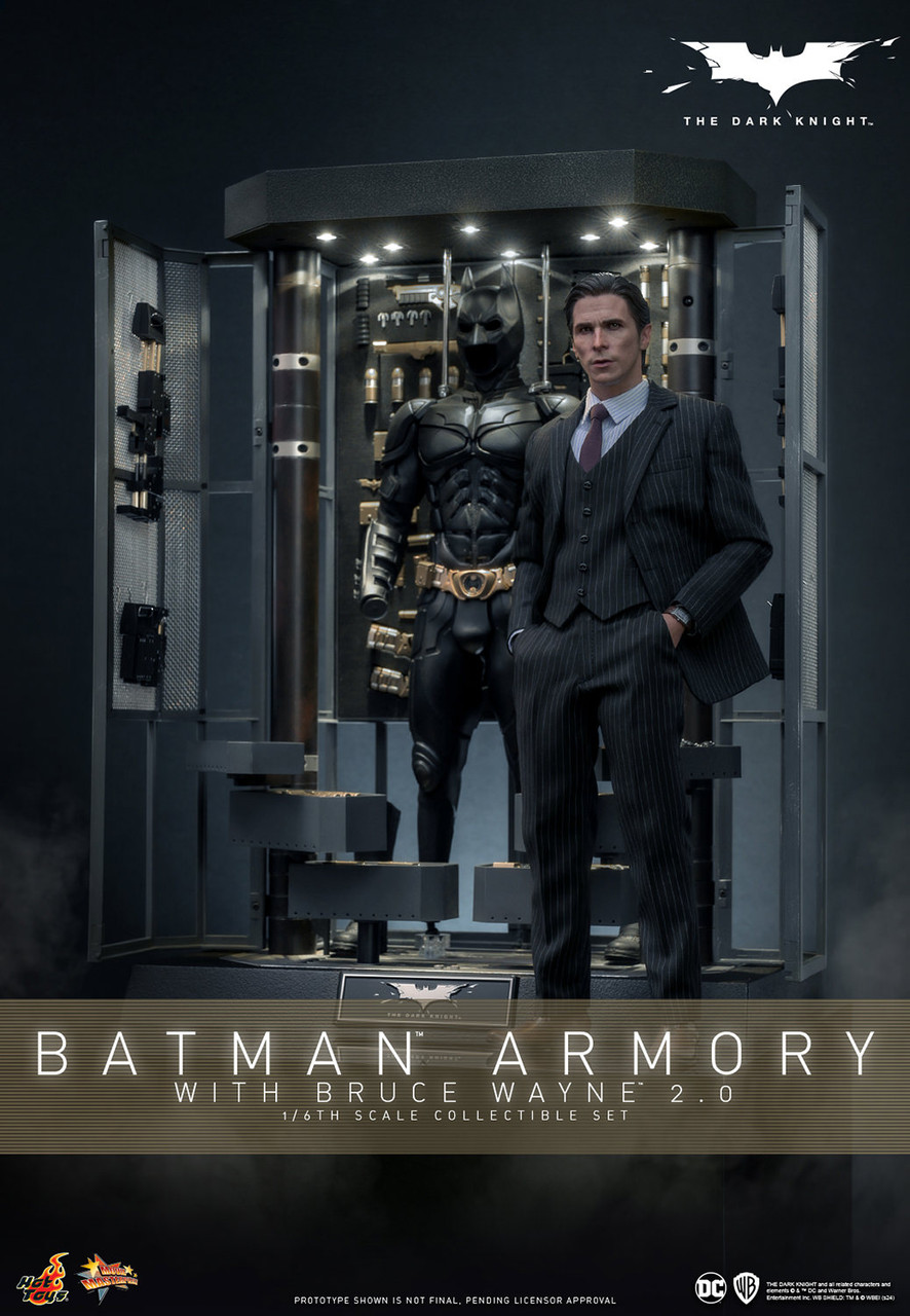 BATMAN ARMORY フィギュアセット Batman Armory with Bruce Wayne (2.0) MMS750 1/6 Scale Figure