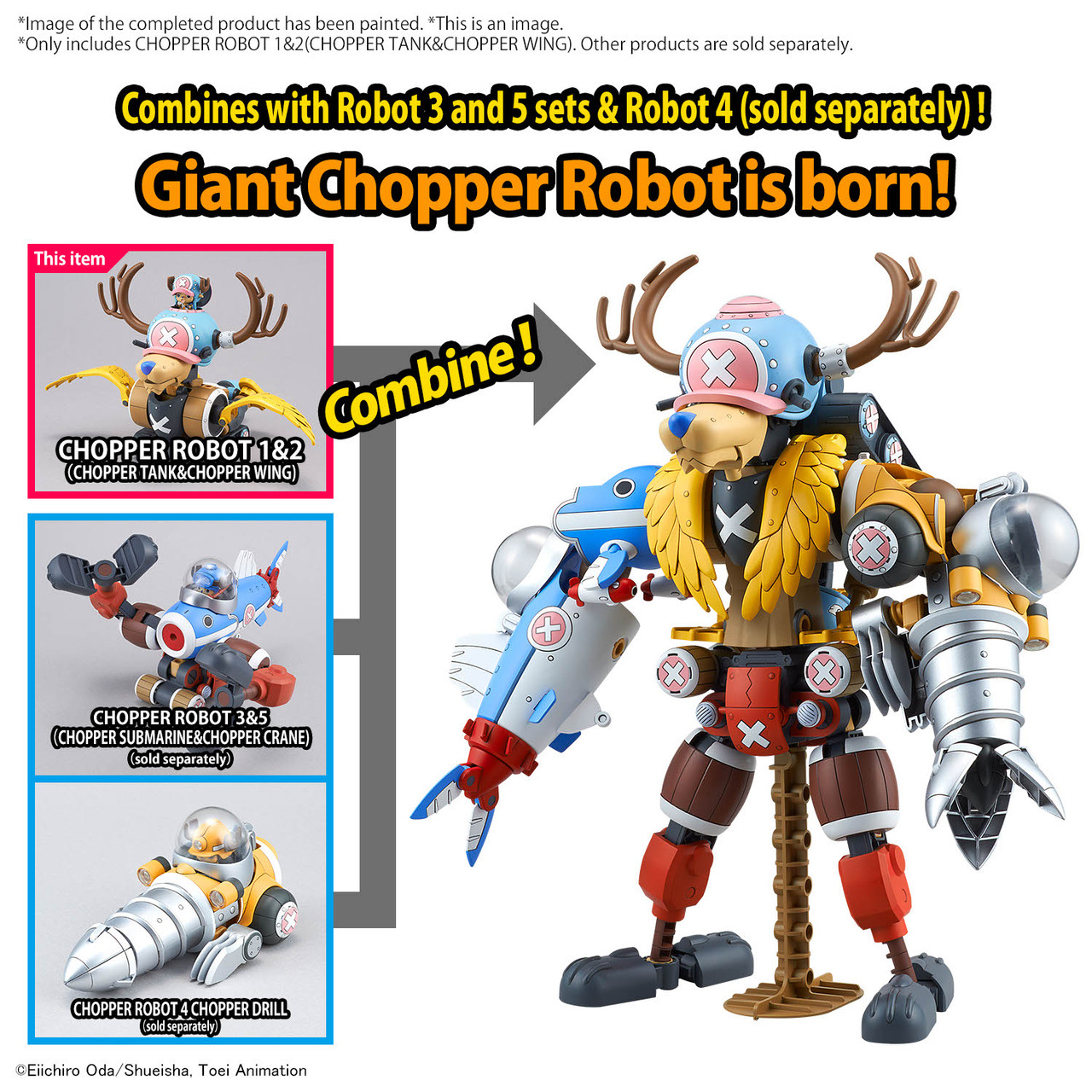 Chopper Robo 1&2 [Chopper Tank & Chopper Wing] (One Piece)