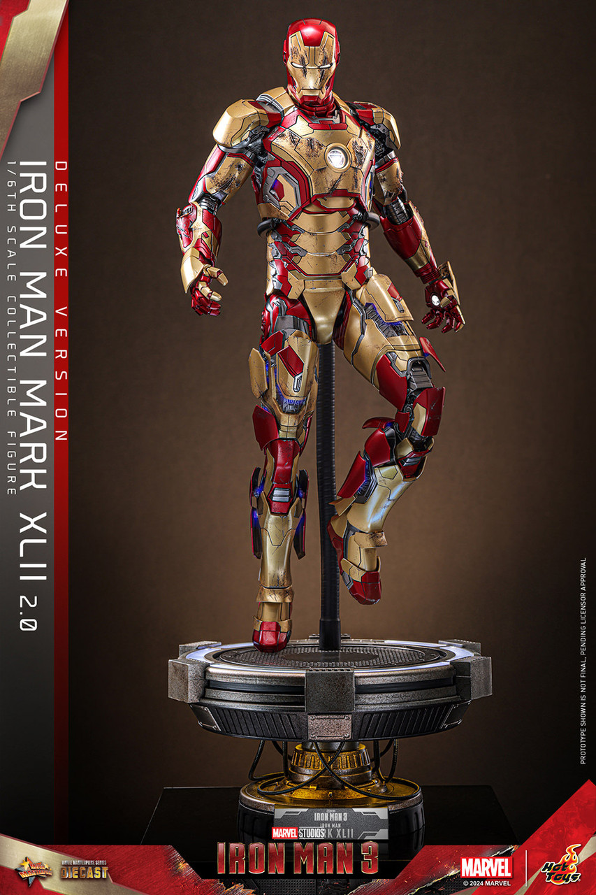 p*n様 最終値下げMARK XLII 1/6スケールフィギュア Iron Man Mark XLII 2.0 Deluxe Ver. 1/6 Scale [Iron Man 3] (Hot