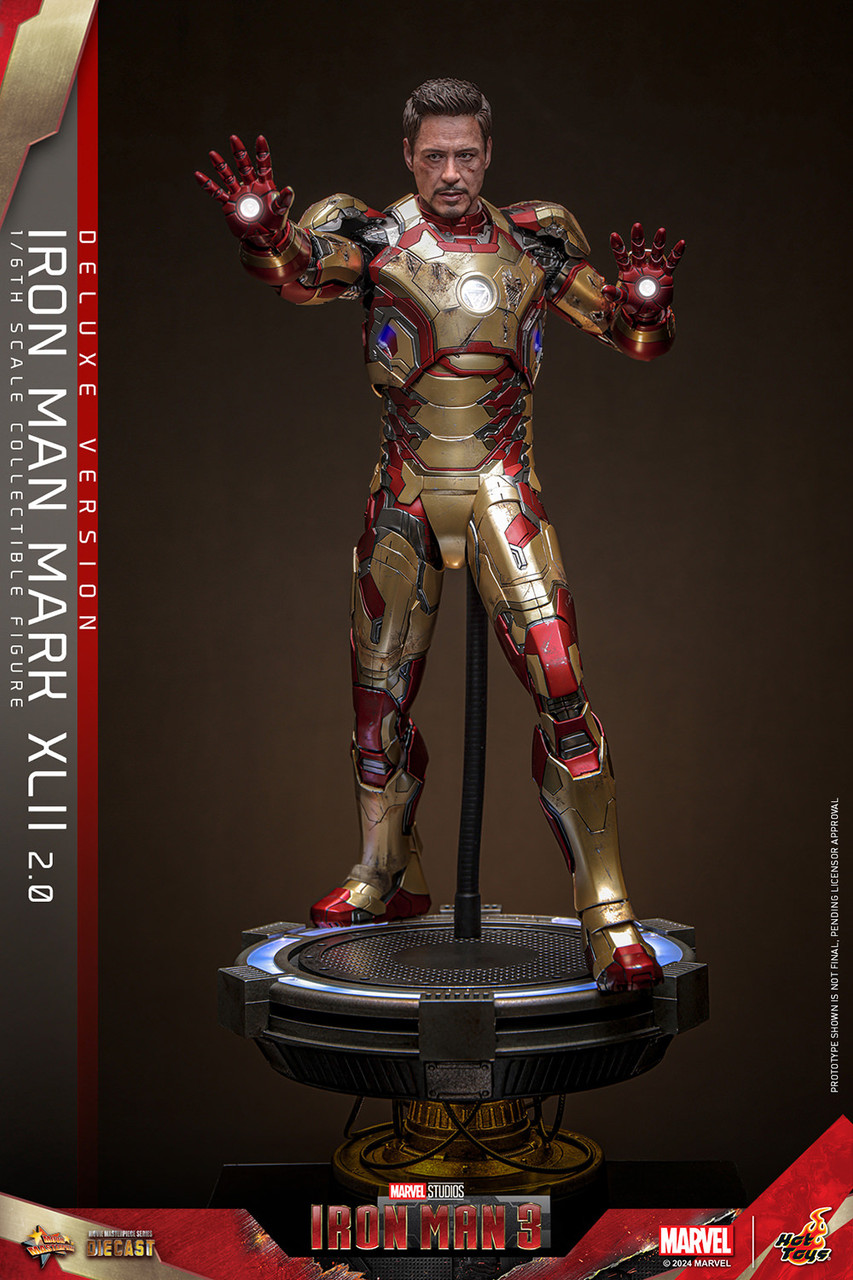 アメコミ Hot Toys Iron man 3 Mark XL2 Amazon.com: Iron Man 3 Movie Masterpiece Iron Man Mark XLII