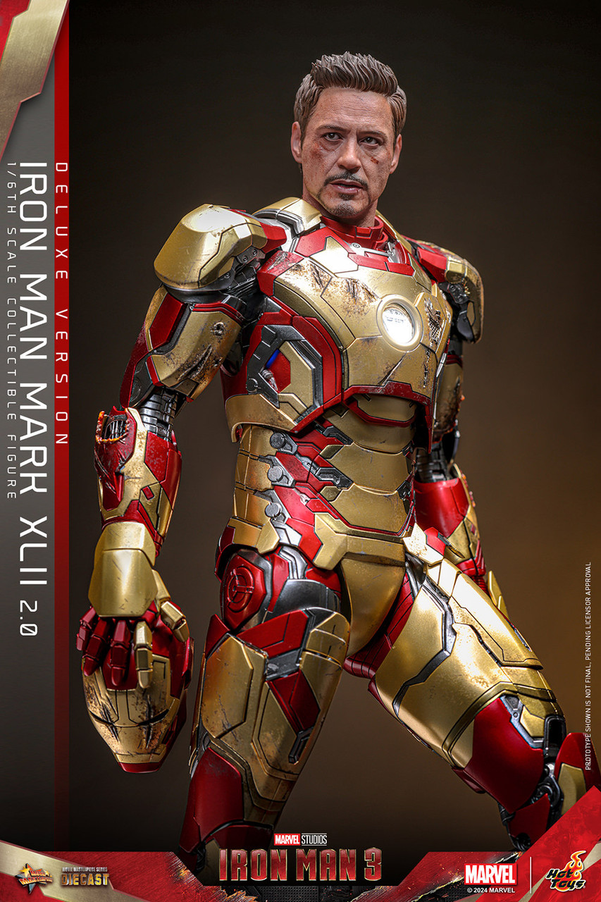 p*n様 最終値下げMARK XLII 1/6スケールフィギュア Iron Man Mark XLII 2.0 Deluxe Ver. 1/6 Scale [Iron Man 3] (Hot