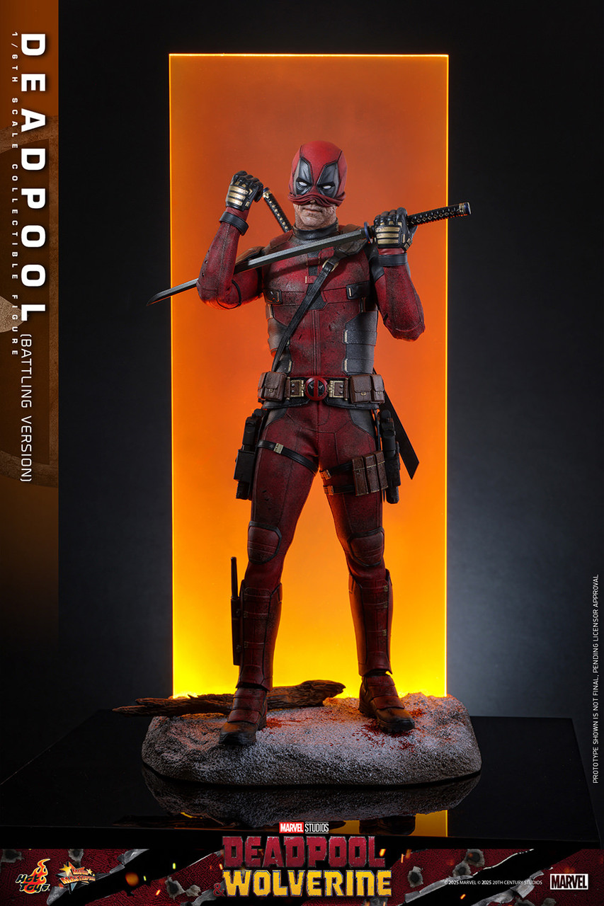 Deadpool 1/6 Scale Figure Battling Ver. MMS782 [Deadpool 3