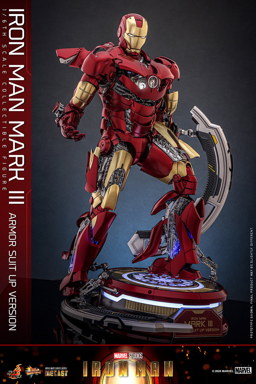 Iron Man Mark III {Armor Suit Up Ver.} 1/6th Scale Figure