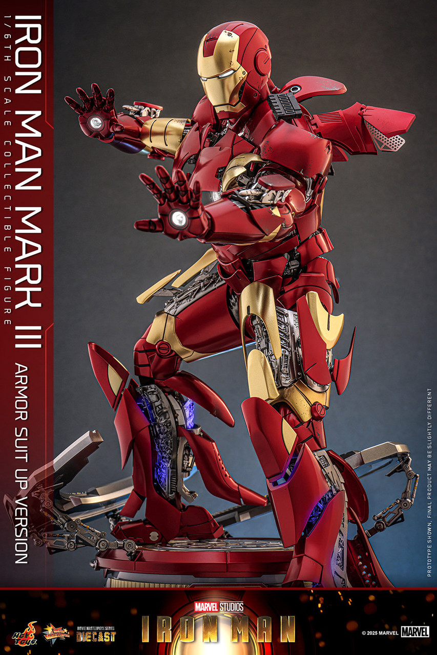 Iron Man Mark III {Armor Suit Up Ver.} 1/6th Scale Figure