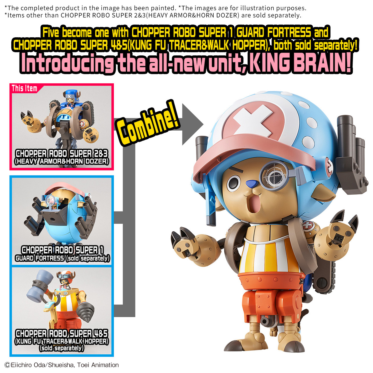 Chopper Robo Super 2&3 [Heavy Armor & Horn Dozer] (One Piece