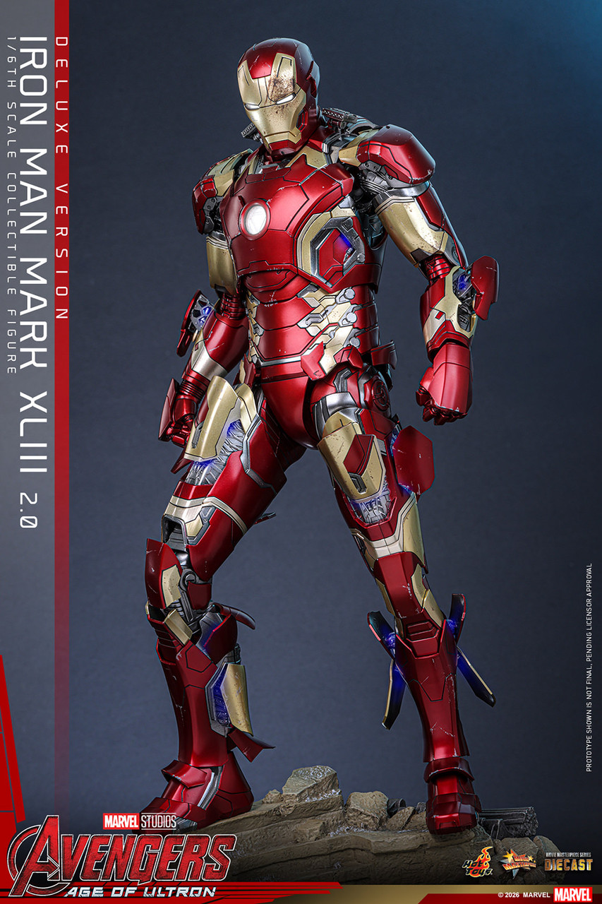 Iron Man Mark XLIII 2.0 Deluxe Ver. 1/6 Scale Figure MMS866D81