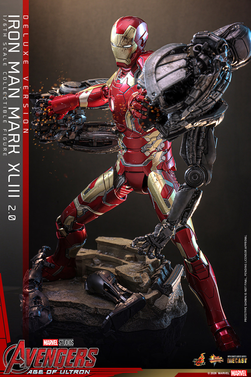 Iron Man Mark XLIII 2.0 Deluxe Ver. 1/6 Scale Figure MMS866D81