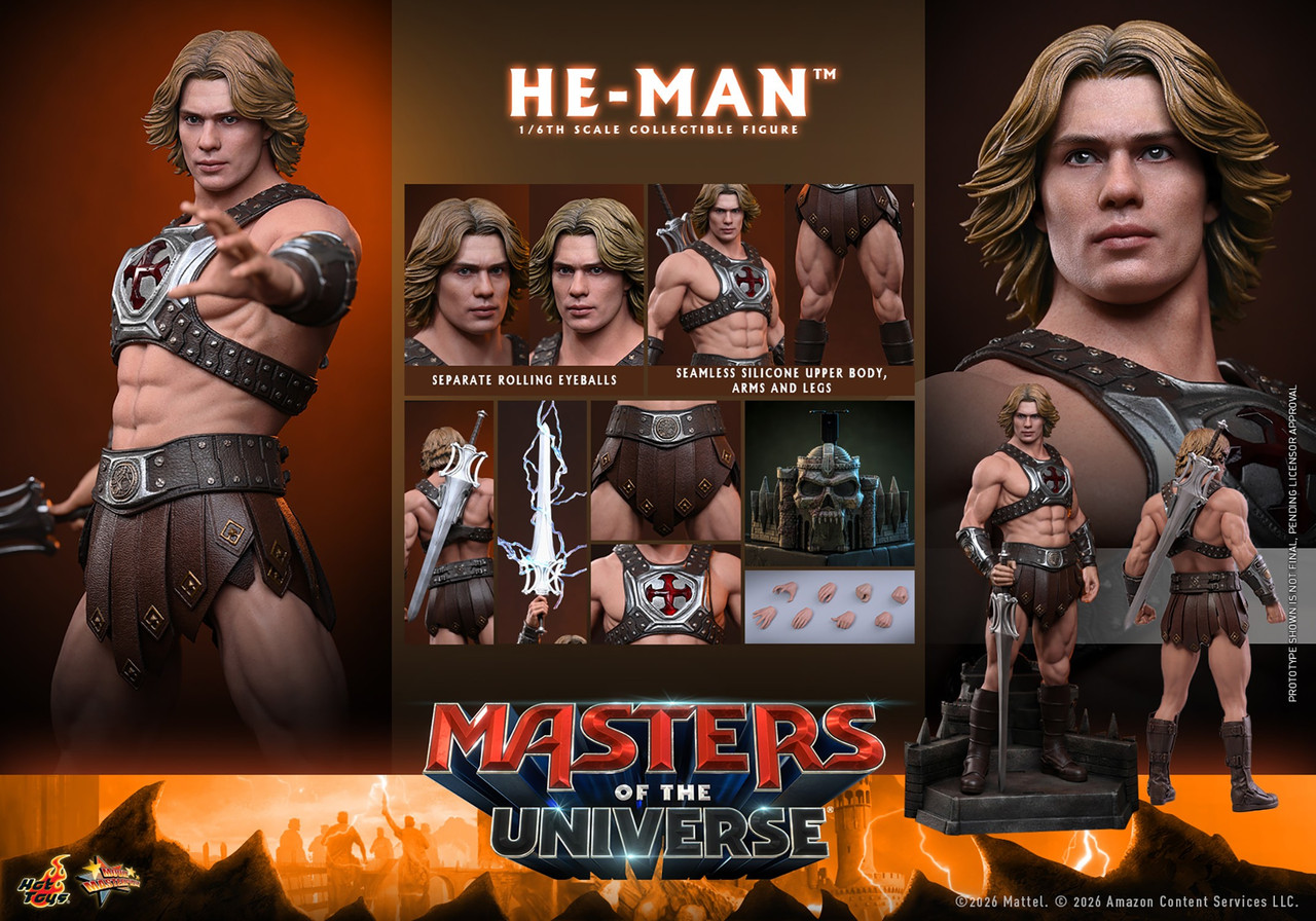 He-Man 1/6th Scale Figure MMS888 [Masters of the Universe] (Hot