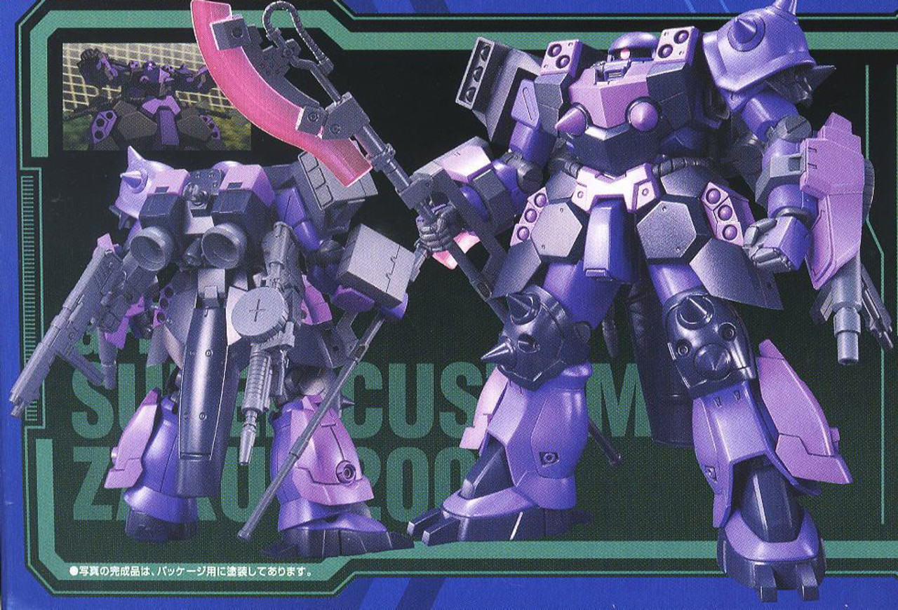 ロボット HG GPB-06F SUPER CUSTOM ZAKU F2000 GPB-06F Super Custom Zaku F2000 – MAHQ