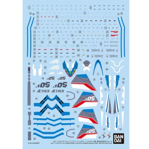 VF-31J Siegfried Water Decals {Hayate Immelmann Use} <Macross Delta> (HG) VF-31J Siegfried Water Decals {Hayate Immelmann Use} <Macross Delta> (HG)