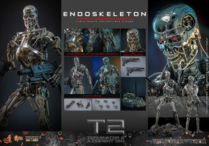 Endoskeleton 1/6th Scale Figure {Battle Damaged Version} [Terminator 2: Judgement Day] (Hot Toys) **PRE-ORDER**