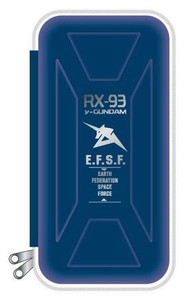 GS9 Semi Hard Pen Case Nu Gundam [Gundam] (SunStar)  **PRE-ORDER**