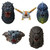 Godzilla Monster Head Magnet <Box/6> {Zero's Heartbeat} [Godzilla]  (Ichibansho Zakka)  **PRE-ORDER**
