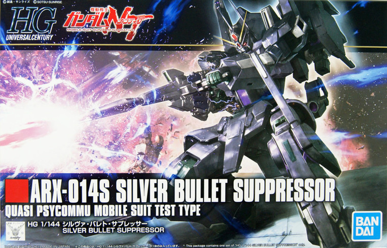 #225 Silver Bullet Suppressor [Gundam NT] (HGUC)