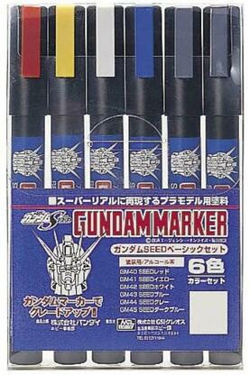 GMS-109 Gundam Marker Set - SEED Basic Set (GSI Gundam Marker)