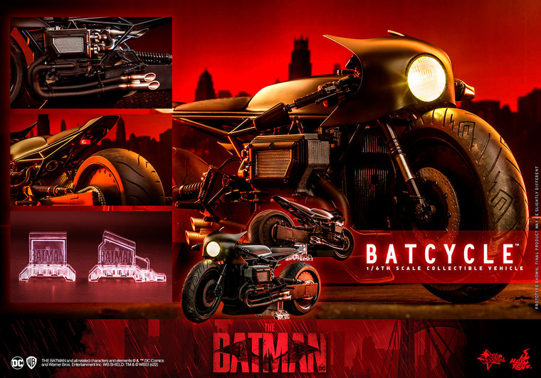 Batcycle 1/6 Scale Figure {Movie Masterpiece Series} [The Batman] (Hot Toys)