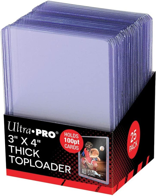 Thick Top Loader 100 Pt. [25 Ct.] (Ultra Pro)