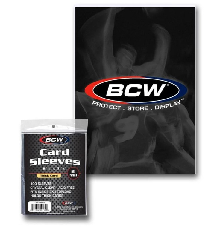 Penny Sleeves {Thick Cards} [100 Ct. Total] (BCW)