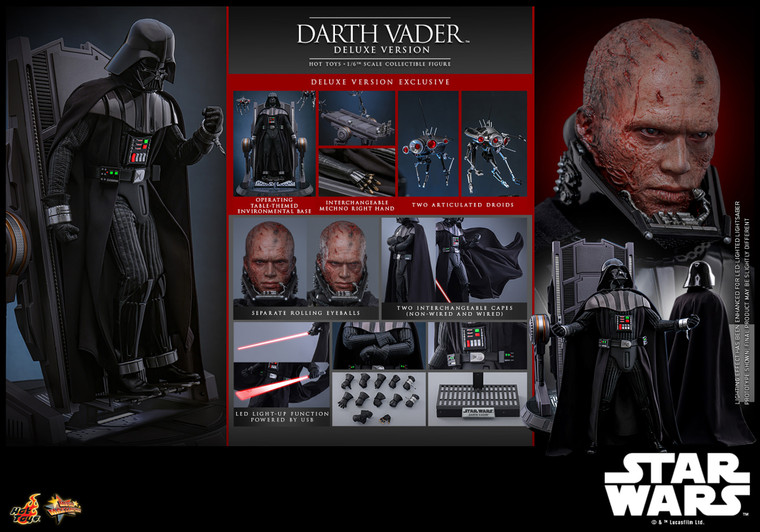 Darth Vader Deluxe Ver. 1/6 Scale  MMS810 [Star Wars: Revenge of the Sith] (Hot Toys)  **PRE-ORDER**