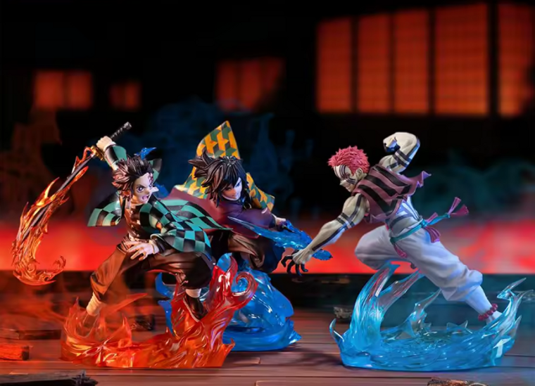 Akaza Tanjiro Giyu Set {XrossLink Anime} [Demon Slayer: Kimetsu no Yaiba] (SEGA) **PRE-ORDER**