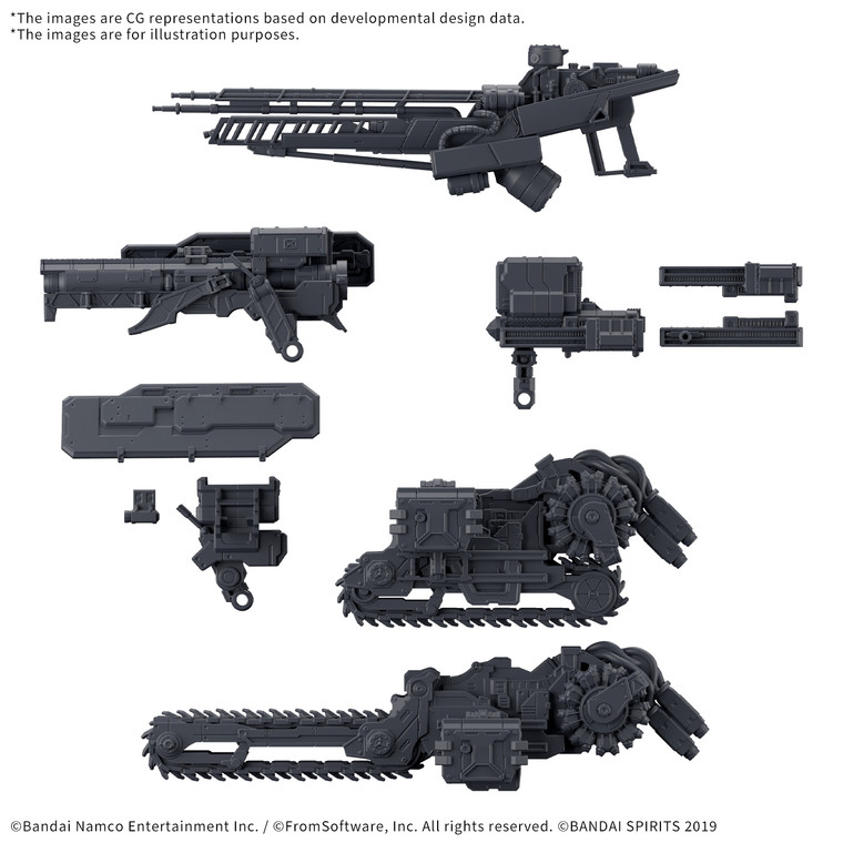 Armored Core VI Fires of Rubicon Weapon Set 07 (30MM)  **PRE-ORDER**