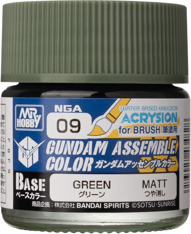 NGA09 Gundam Assemble Color Green [Acrysion] (Mr. Color) **PRE-ORDER**