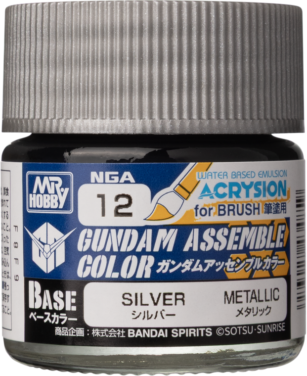 NGA12 Gundam Assemble Color Silver [Acrysion] (Mr. Color) **PRE-ORDER**