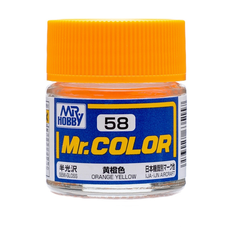 C58 Semi Gloss Orange Yellow (Mr. Color)