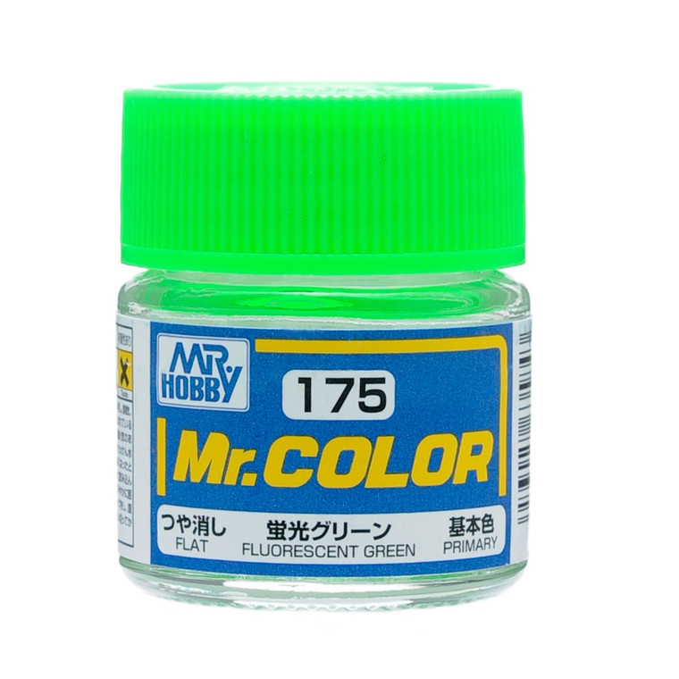 C175 Semi Gloss Fluorescent Green (Mr. Color)