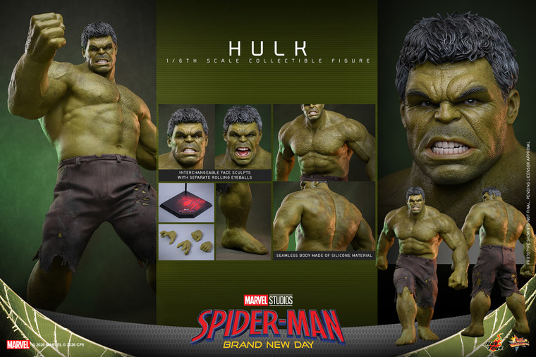 Hulk MMS905 1/6 Scale Figure [Spider-Man: Brand New Day](Hot Toys)  **PRE-ORDER**