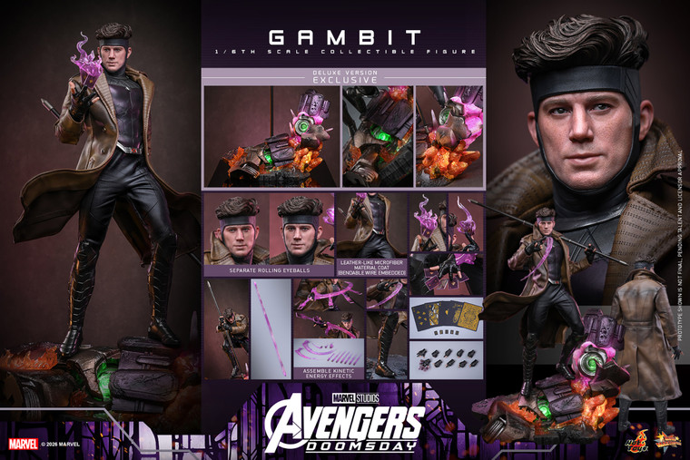 Gambit Deluxe Ver. MMS911 1/6 Scale Figure [Avengers: Doomsday] (Hot Toys)  **PRE-ORDER**