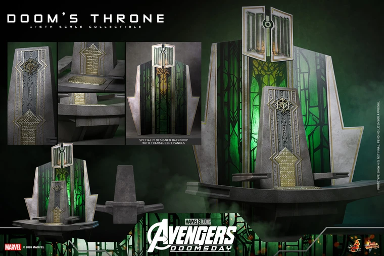 Doom's Throne ACS016 1/6 Scale Figure [Avengers: Doomsday] (Hot Toys)  **PRE-ORDER**